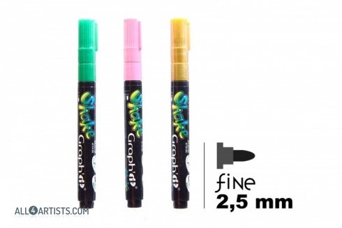 Graph'it Shake Fine Markers 2.5mm