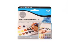 Simply Watercolour Pocket Set 12 pcs