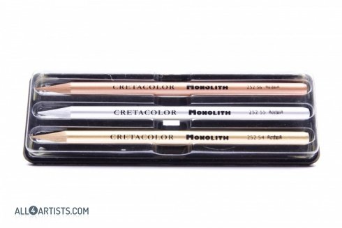 Cretacolor Set of 4 monolith pencils