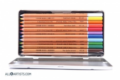 Cretacolor 12 Pastel Pencils Set