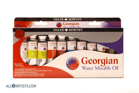Georgian Water Mixable Oil Colors Set 10x37ml