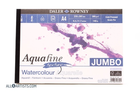 Aquafine Watercolour Texture Jumbo Paper Pad