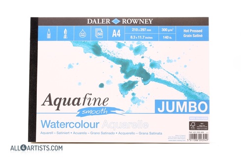 Aquafine Watercolour Smooth Jumbo Paper Pad