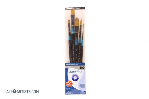 Aquafine Watercolour Brushes Wallet Set