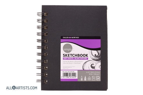 Simply Wirebound Sketchbook 80sh