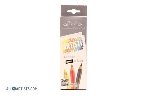 Artist studio MEGA Graphite and Neon pencils